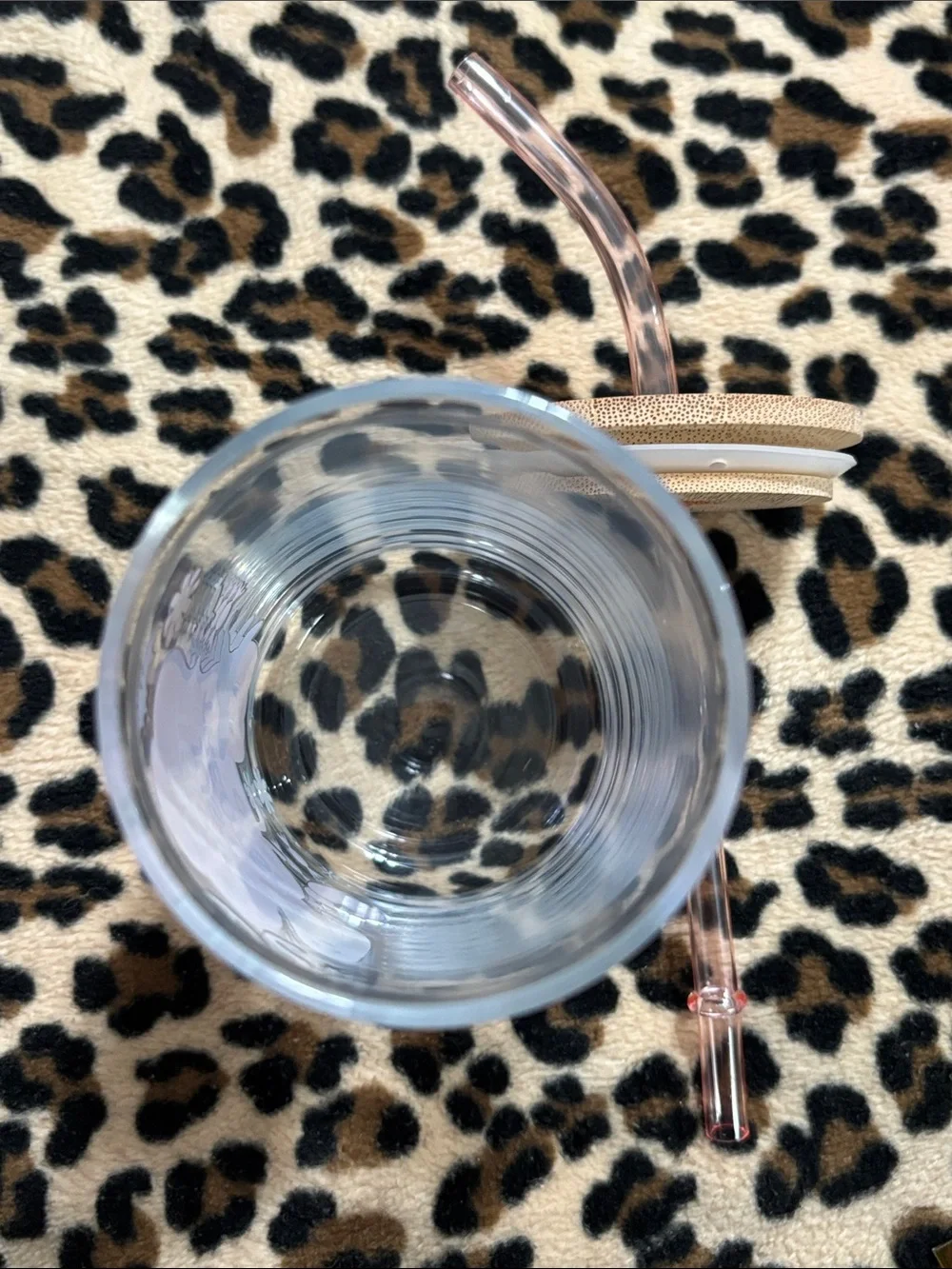 NO TRICKS JUST TREATS 💜🧡 Glass Tumbler Cup Straw Halloween Ghost Pumpkin Dorm